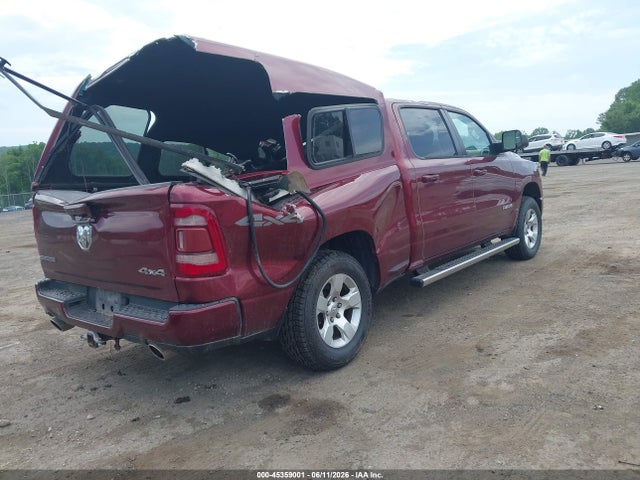 45359001 :رقم المزاد ، 1C6SRFMT6KN860021 vin ، 2019 Ram 1500 Big Horn/lone Star  4x4 6'4 Box مزاد بيع