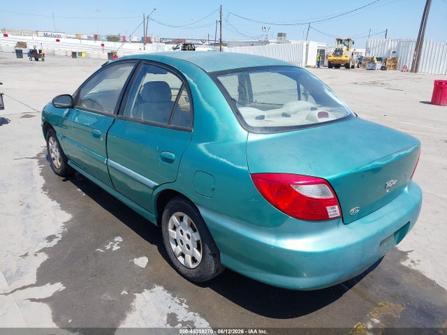 Aukcja sprzedaży 2001 Kia Rio, vin: KNADC123316038288, numer aukcji: 45359270