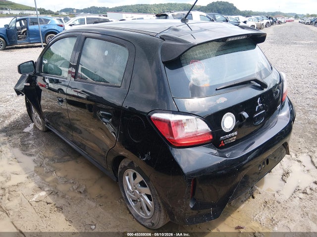 2021 Mitsubishi Mirage Carbonite Edition/es/le მანქანა იყიდება აუქციონზე, vin: ML32AUHJ0MH009902, აუქციონის ნომერი: 45359306