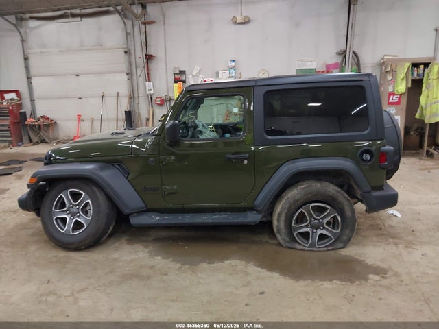 Auction sale of the 2023 Jeep Wrangler 2-door Sport S 4x4, vin: 1C4HJXAG2PW602555, lot number: 45359360