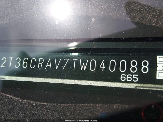 2T36CRAV7TW040088 Toyota Rav4 Xle Premium