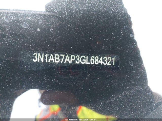 3N1AB7AP3GL684321 Nissan SENTRA SV
