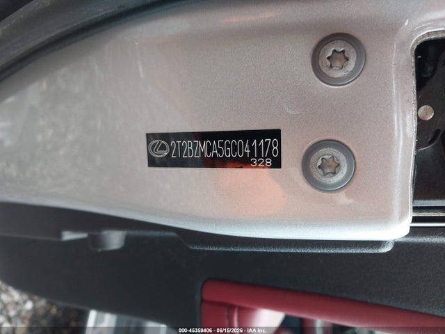45359406 :رقم المزاد ، 2T2BZMCA5GC041178 vin ، 2016 Lexus Rx 350 F Sport مزاد بيع