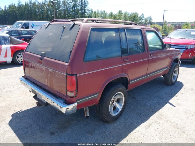 Aukcja sprzedaży 1993 Chevrolet Blazer S10, vin: 1GNDT13W8P2106264, numer aukcji: 45359489