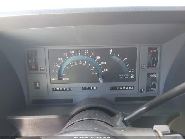 Aukcja sprzedaży 1993 Chevrolet Blazer S10, vin: 1GNDT13W8P2106264, numer aukcji: 45359489