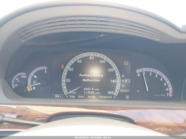 Aukcja sprzedaży 2010 Mercedes-benz S 400 Hybrid, vin: WDDNG9FB7AA299017, numer aukcji: 45359786