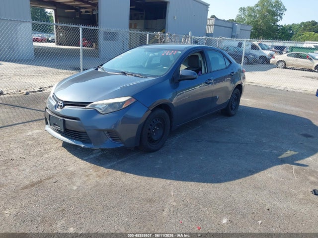 2016 Toyota Corolla Le მანქანა იყიდება აუქციონზე, vin: 5YFBURHE6GP434540, აუქციონის ნომერი: 45359807