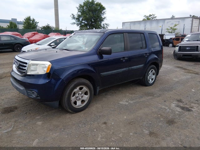Продажа на аукционе авто 2014 Honda Pilot Lx, vin: 5FNYF4H29EB027091, номер лота: 45359928