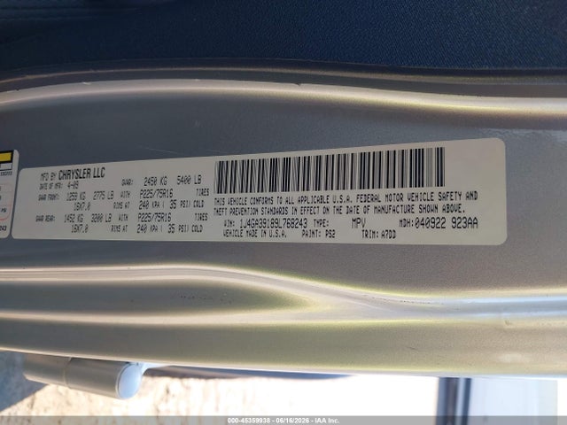 2009 Jeep Wrangler Unlimited X მანქანა იყიდება აუქციონზე, vin: 1J4GA39189L768243, აუქციონის ნომერი: 45359938