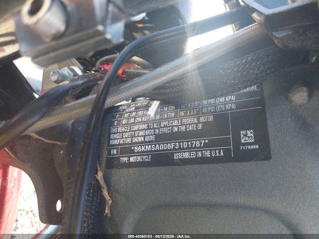 INDIAN MOTORCYCLE CO. Scout Abs 2015 56KMSA006F3101787 Image 10