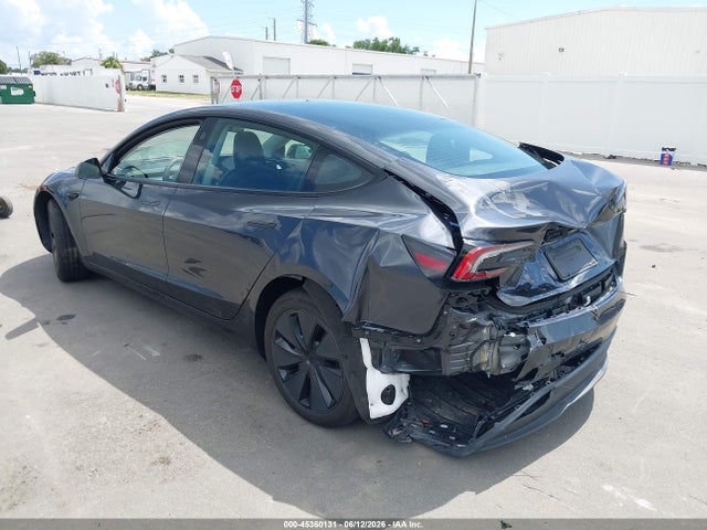 Aukcja sprzedaży 2025 Tesla Model 3 Long Range Rear-wheel Drive/standard Rear-wheel Drive, vin: 5YJ3E1EA1SF051615, numer aukcji: 45360131
