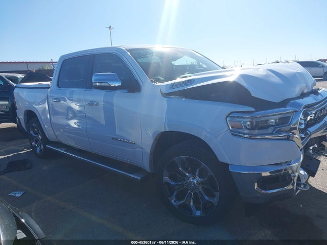 45360187 :رقم المزاد ، 1C6SRFKT1MN806986 vin ، 2021 Ram 1500 Limited Longhorn  4x4 5'7 Box مزاد بيع