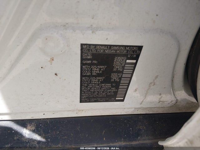 Nissan Rogue S Fwd 2020 KNMAT2MT1LP538004 Image 9