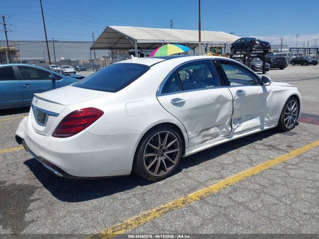 2019 Mercedes-benz S 560 მანქანა იყიდება აუქციონზე, vin: WDDUG8DB4KA438272, აუქციონის ნომერი: 45360376
