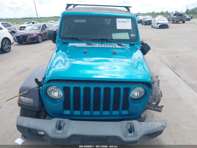 45360677 :رقم المزاد ، 1C4HJXDG2LW110582 vin ، 2020 Jeep Wrangler Unlimited Sport S 4x4 مزاد بيع