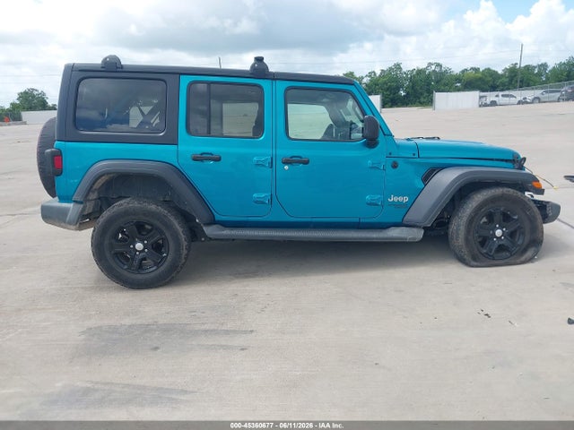 45360677 :رقم المزاد ، 1C4HJXDG2LW110582 vin ، 2020 Jeep Wrangler Unlimited Sport S 4x4 مزاد بيع