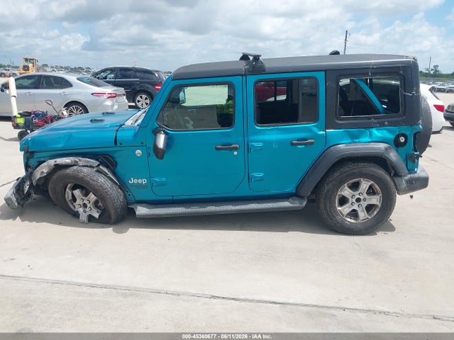 45360677 :رقم المزاد ، 1C4HJXDG2LW110582 vin ، 2020 Jeep Wrangler Unlimited Sport S 4x4 مزاد بيع