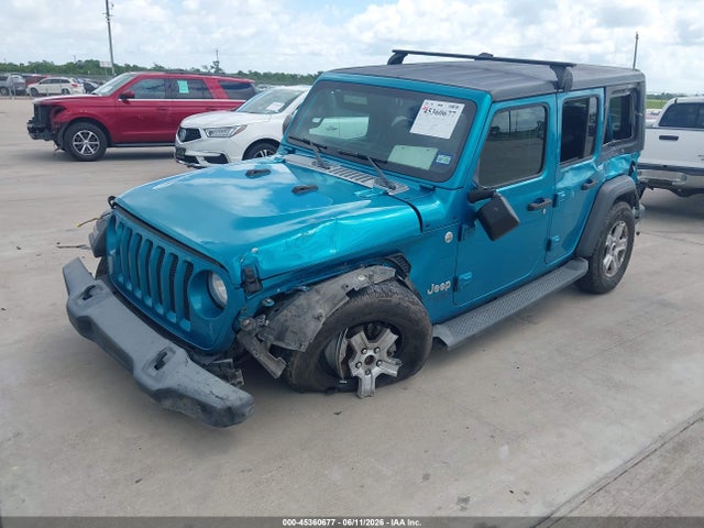 45360677 :رقم المزاد ، 1C4HJXDG2LW110582 vin ، 2020 Jeep Wrangler Unlimited Sport S 4x4 مزاد بيع