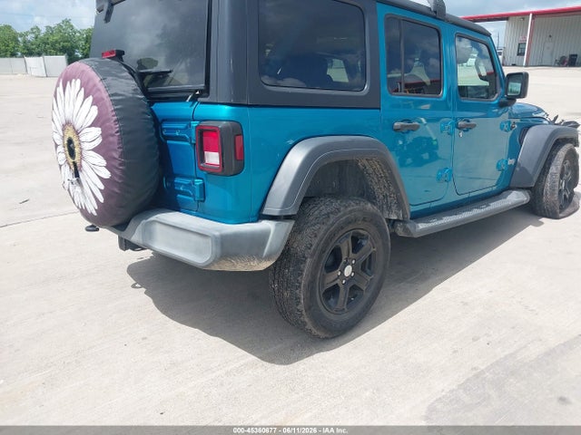 45360677 :رقم المزاد ، 1C4HJXDG2LW110582 vin ، 2020 Jeep Wrangler Unlimited Sport S 4x4 مزاد بيع
