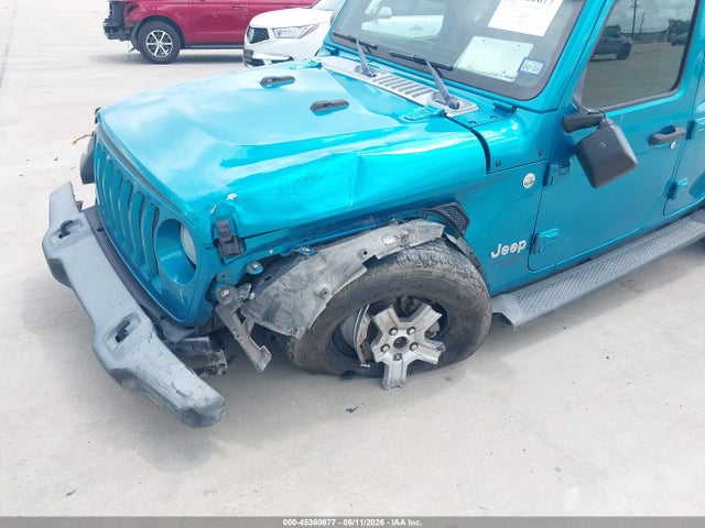 45360677 :رقم المزاد ، 1C4HJXDG2LW110582 vin ، 2020 Jeep Wrangler Unlimited Sport S 4x4 مزاد بيع