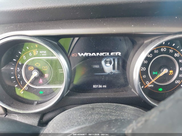 45360677 :رقم المزاد ، 1C4HJXDG2LW110582 vin ، 2020 Jeep Wrangler Unlimited Sport S 4x4 مزاد بيع