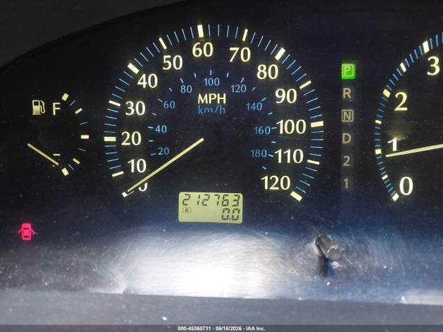 45360731 :رقم المزاد ، JNRDR09Y41W214956 vin ، 2001 Infiniti Qx4 Luxury مزاد بيع