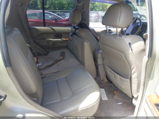 45360731 :رقم المزاد ، JNRDR09Y41W214956 vin ، 2001 Infiniti Qx4 Luxury مزاد بيع