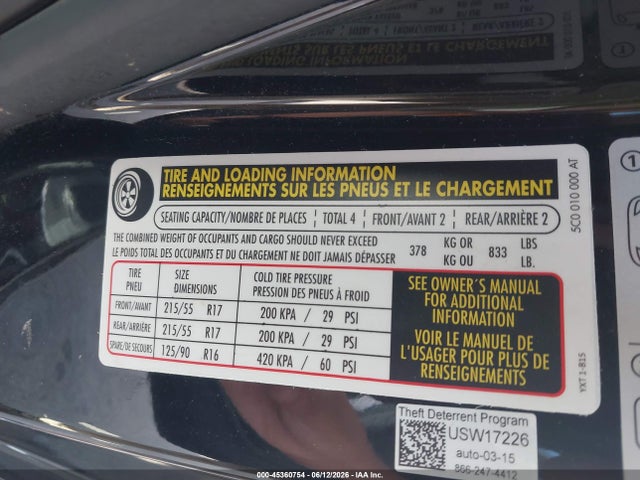 Volkswagen Beetle 1.8t Classic 2015 3VWF17AT7FM653582 Image 9