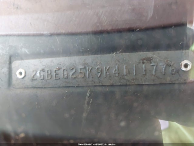 Продажа на аукционе авто 1989 Chevrolet G20, vin: 2GBEG25K9K4111776, номер лота: 45360847