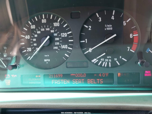 Продажа на аукционе авто 2000 Bmw 740il, vin: WBAGH8340YDP14197, номер лота: 45360884