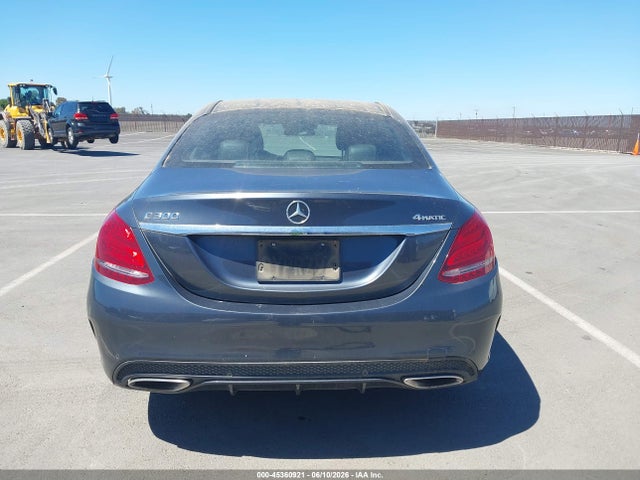 Aukcja sprzedaży 2015 Mercedes-benz C 300 Sport 4matic, vin: 55SWF4KB1FU040899, numer aukcji: 45360921