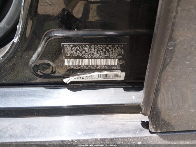 Продаж на аукціоні авто 2013 Lexus Gs 350, vin: JTHBE1BL3D5022511, номер лоту: 45361068