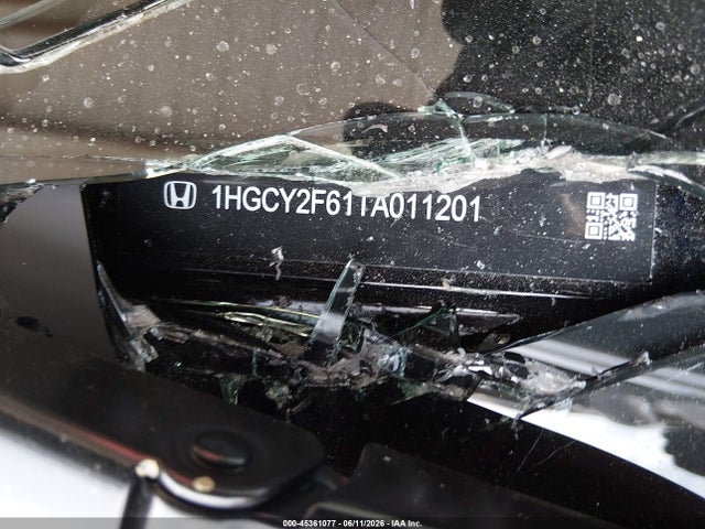 1HGCY2F61TA011201 Honda Accord Hybrid Ex-l