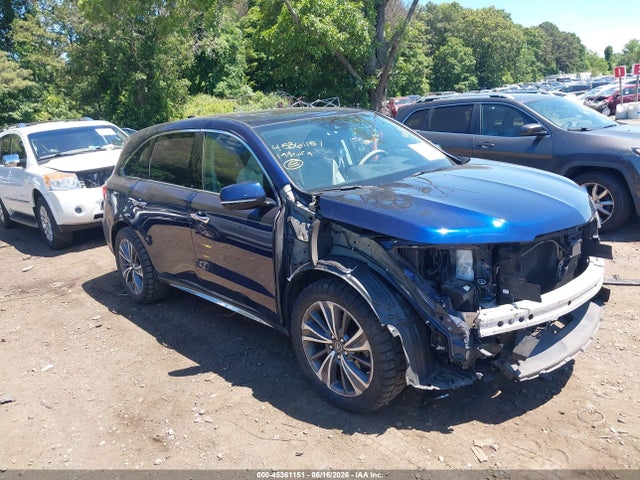2019 Acura Mdx Tech Pkg მანქანა იყიდება აუქციონზე, vin: 5J8YD4H59KL026405, აუქციონის ნომერი: 45361151