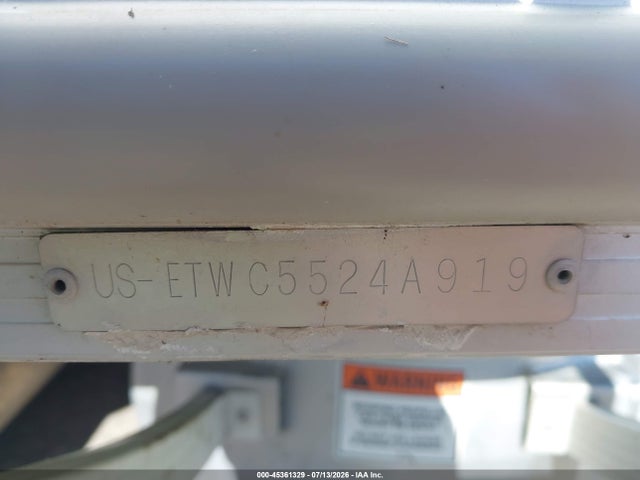Aukcja sprzedaży 2019 Bennington Other, vin: ETWC5524A919, numer aukcji: 45361329
