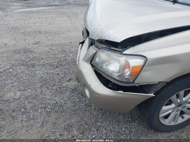 2006 Toyota Highlander Hybrid V6 მანქანა იყიდება აუქციონზე, vin: JTEDW21A560014788, აუქციონის ნომერი: 45361356