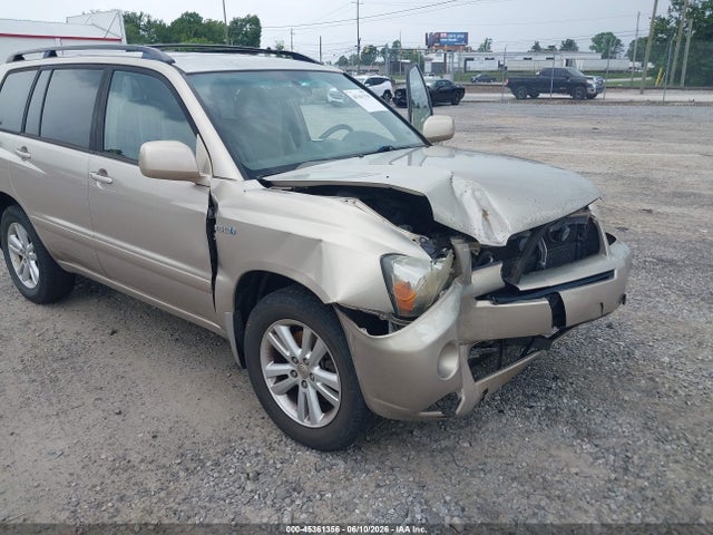 2006 Toyota Highlander Hybrid V6 მანქანა იყიდება აუქციონზე, vin: JTEDW21A560014788, აუქციონის ნომერი: 45361356
