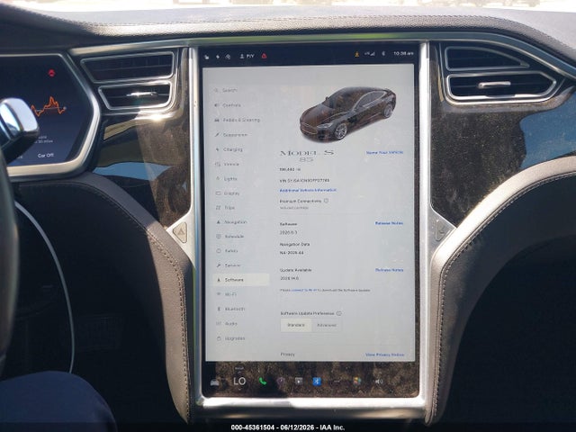 45361504 :رقم المزاد ، 5YJSA1CN9DFP27745 vin ، 2013 Tesla Model S مزاد بيع