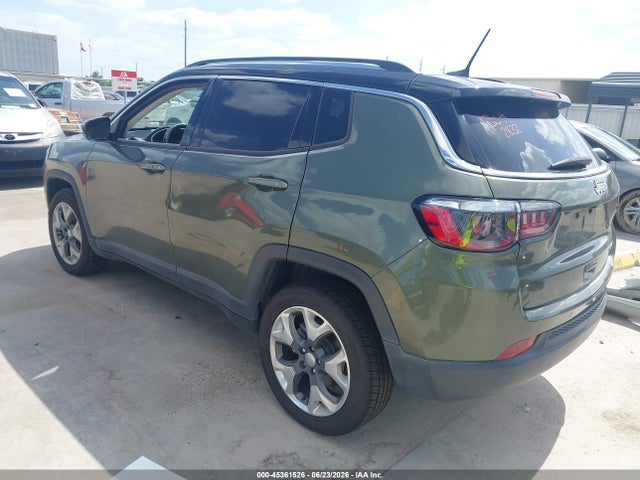 Продаж на аукціоні авто 2021 Jeep Compass Limited 4x4, vin: 3C4NJDCB2MT604553, номер лоту: 45361526