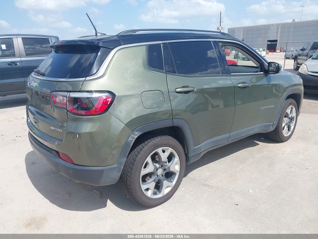 Продаж на аукціоні авто 2021 Jeep Compass Limited 4x4, vin: 3C4NJDCB2MT604553, номер лоту: 45361526