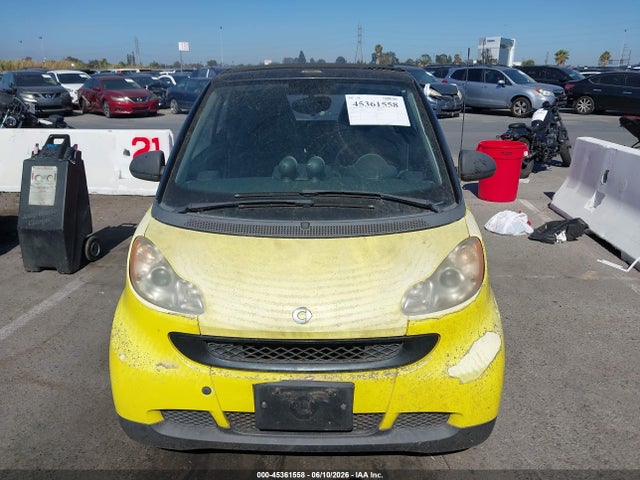 45361558 :رقم المزاد ، WMEEK31X48K176564 vin ، 2008 Smart Fortwo Passion مزاد بيع