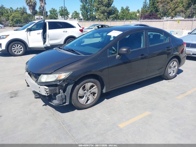 2013 Honda Civic Lx მანქანა იყიდება აუქციონზე, vin: 19XFB2F50DE228015, აუქციონის ნომერი: 45361724