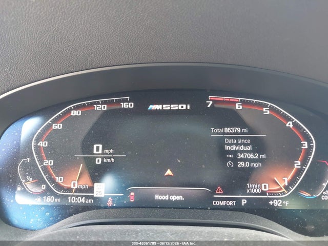 Aukcja sprzedaży 2020 Bmw M550i Xdrive, vin: WBAJS7C00LBN96641, numer aukcji: 45361789