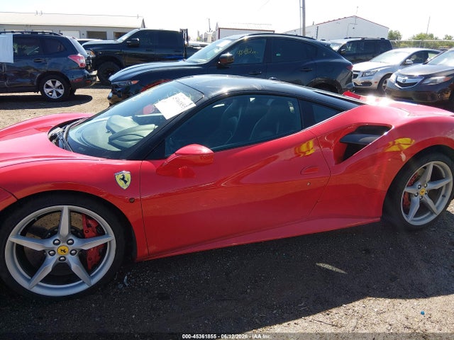 45361855 :رقم المزاد ، ZFF79ALA3K0238413 vin ، 2019 Ferrari 488 Gtb مزاد بيع