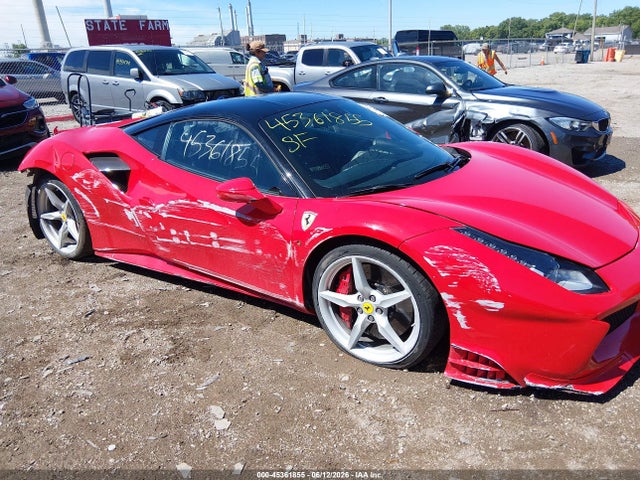 45361855 :رقم المزاد ، ZFF79ALA3K0238413 vin ، 2019 Ferrari 488 Gtb مزاد بيع