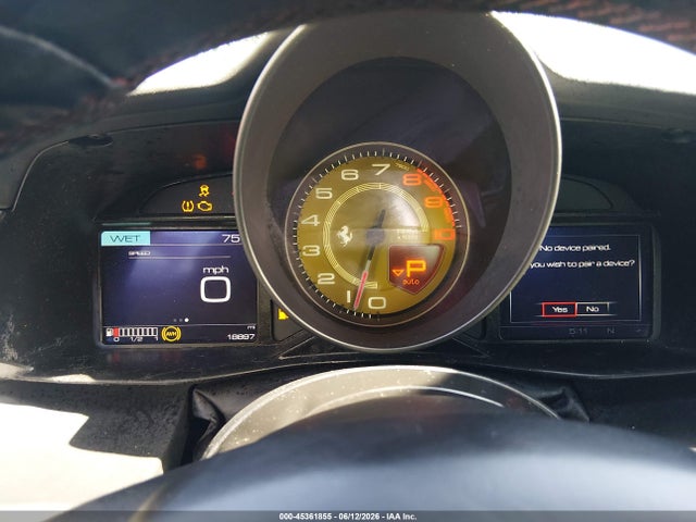 45361855 :رقم المزاد ، ZFF79ALA3K0238413 vin ، 2019 Ferrari 488 Gtb مزاد بيع
