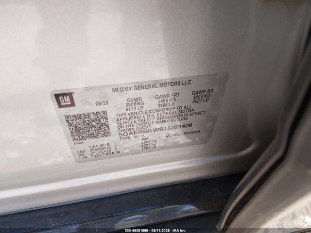 Buick Enclave Essence 2018 5GAERBKW8JJ283429 Image 9