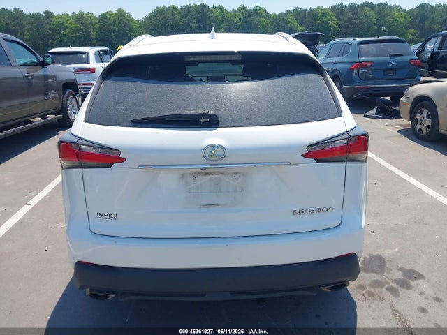 2016 Lexus Nx 200t მანქანა იყიდება აუქციონზე, vin: JTJYARBZ9G2022462, აუქციონის ნომერი: 45361927