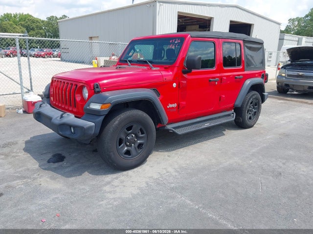 2018 Jeep Wrangler Unlimited Sport 4x4 მანქანა იყიდება აუქციონზე, vin: 1C4HJXDG6JW140245, აუქციონის ნომერი: 45361961