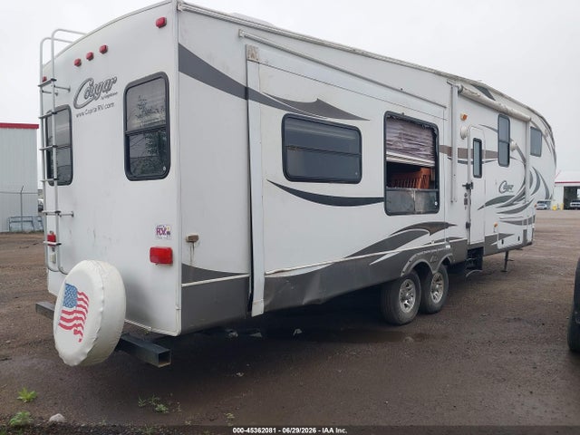 2012 Keystone Rv Cougar მანქანა იყიდება აუქციონზე, vin: 4YDF3272XC2504968, აუქციონის ნომერი: 45362081